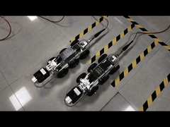 पाइपलाइन सीसीटीवी पाइप क्रॉलर रोबोट व्हील छोटे और बड़े आकार में