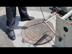 ताररहित नियंत्रण सीसीटीवी पाइपलाइन निरीक्षण कैमरा मजबूत केबल और प्रकाश के साथ