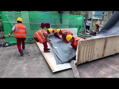 दबाव यूवी सीआईपीपी अस्तर जगह में कठोर पाइप मशीन trenchless निर्माण मरम्मत नलसाजी