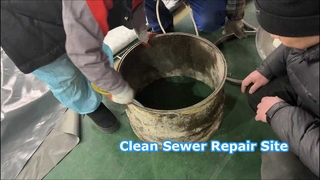 यूवी लाइनर इंस्टालेशन के लिए ट्रेंचलेस सीवर रिपेयर एंड पैकर