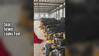 सीवर टेस्ट प्लग की सील से उच्च दबाव का रिसाव होता है