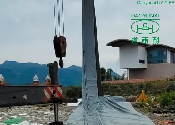 सीवर ठीक जगह में यूवी ठीक सीआईपीपी लाइनर गीला सामग्री कच्चे ठेकेदार भूमिगत नहीं खुदाई