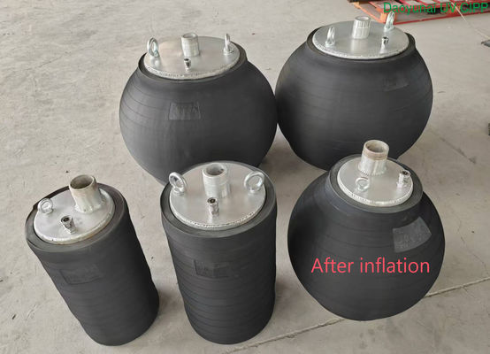 DN100-DN1000 सीवर तंगी परीक्षण के लिए उच्च दबाव पाइप टेस्ट प्लग अधिकतम दबाव 6 बार रेंज DN100-DN1000