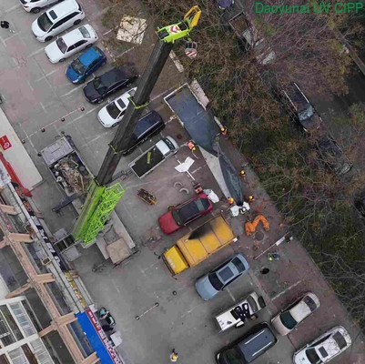डीएन100-डीएन2000 गड्ढे रहित सीवर की मरम्मत के लिए दाओयनाई यूवी लाइनर
